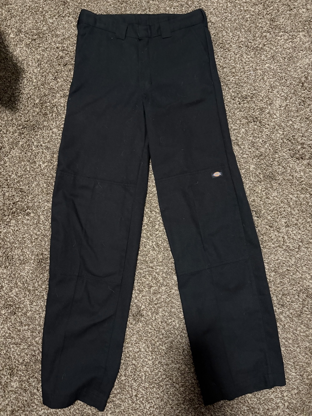 Dickies Black Work Pants with Logo